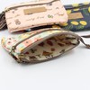 loco animo Pouch, Double Zipper, Strap, Lightweight, Cute, Animal Pattern,