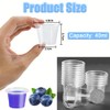 SLTAXAR Pack of 100 Plastic Shot Glasses 4 cl /