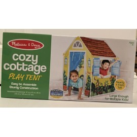 Melissa and Doug - Cozy Cottage Play Tent 31in x 47in x 38in - New