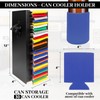 CRAKTH Metal Can Cooler Holder with Bottle Opener Wall Mount