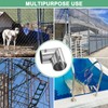 M METERXITY 4-Pack Structural Pipe Connector, 90 Degree 2 Way