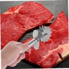 OHPHCALL 1Pc Stainless Steel Meat Tenderizer Tool Wheel Design for
