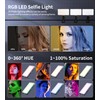Selfie Light, 96 LED Phone Light with Metal Hotshoe &