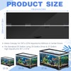 Sieral Aquarium Lids Polycarbonate Canopy with LED Light Without Center
