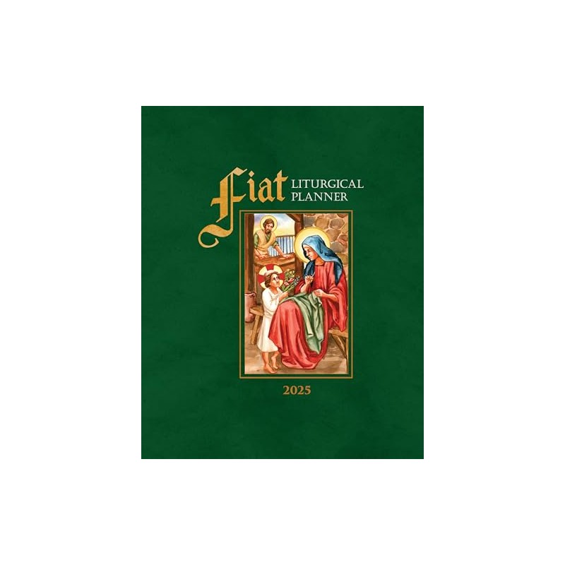 Fiat Traditional Catholic Planner (Large 2025): 12-Month Planner