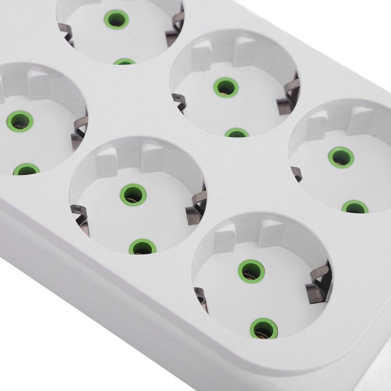 Power Strip 6 Outlets 4 USB 2 Type C Ports