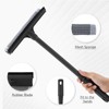 15.9" Window Squeegee for Car,2 in 1 Window Cleaner with