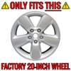 Elite Auto Chrome 4-Pack of 20' Gloss Black Wheel Skins
