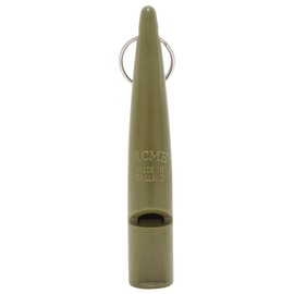 ACME Dog Whistle No. 211.5 with Instructions - The Original from England: Loud and Far-reaching (Olive Drap)