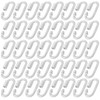 EATAKWARD 60Pcs Quick Chain Link Heavy Duty Carabiner Clips 1/4"