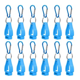 Glove Clips for Work Glove Holders Glove Belt Clip with Metal Carabiners for Construction Worker Guard Labor(Blue)