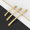 Amerdeco 10 Pack Brushed Satin Nickel Cabinet Pulls 6.3 Inch(160mm)