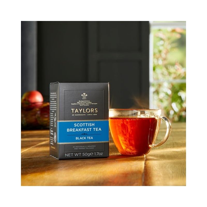 Taylors of Harrogate Black Tea Variety Pack, Individually Wrapped Bags,