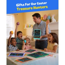 TEKFUN Kids Toys 10Inch LCD Writing Tablet, Mess Free Coloring Doodle Board, Drawing Pad for Kids Games Educational Toys for Ages 3-10 Girls Boys (Green)