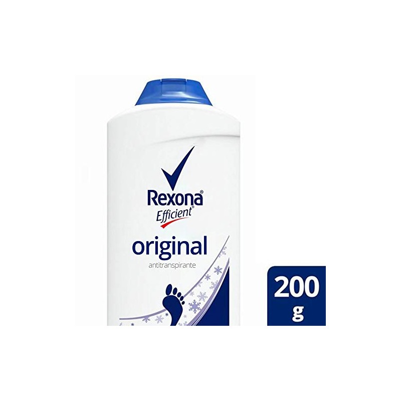 Rexona Efficient Desodorante Antibacterial para Pies en Talco Elimina Bacterias