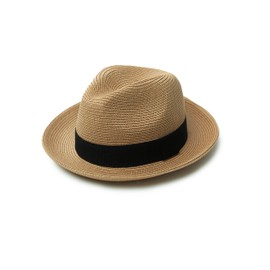 Joywant Men's Sun Fedora Hats Snap Brim UPF50+, Wide Brim Beach Panama Packable Hat for Men (Medium, Brown)