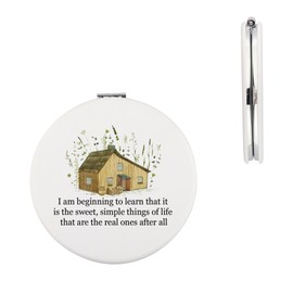 CMNIM House Prairiie Book Merchandise Gift Lauria Quote Inspired Compact Makeup Mirror Lauria Fan Gift 70s Farmhouse Gift