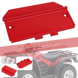 Unbranded Red Rear Battery Box Cover Fit For Honda TRX300 TRX300FW FourTrax 300 1988-2000