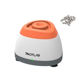 Mini Vortex Mixer, 3500rpm Lab Vortex Shakers with Touch Function LED Indicator Vortex Paint Mixer for Nail Polish Ink Eyelash Adhesives Test Tubes Vortex Mixing and Acylic Paint Orange