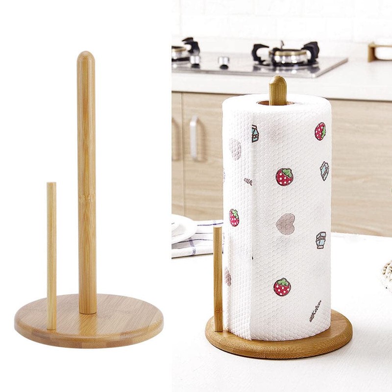 Kitchen Roll Holder, Wooden Kitchen Roll Holder, Paper Roll Holder