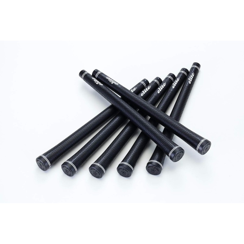 elitegrips TD50 Golf Grips, Set of 7, Berlina Black, No