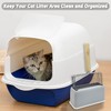 kathson 2 Pack Metal Cat Litter Scoop with Holder, Large