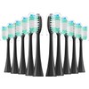 Harobey Replacement Toothbrush Heads 20 Pack Compatible with AquaSonic Black