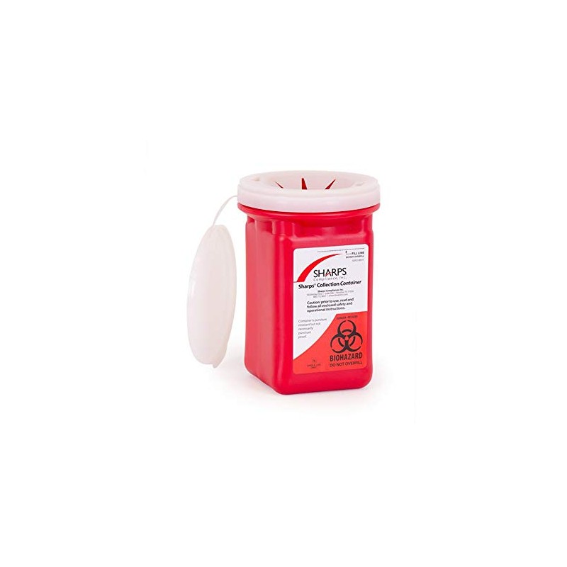 Sharps Recovery System Mailback Sharps Container 0.25 gal. Vertical Entry