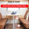 Bittwee 2PCS RV Table Base Mount, Aluminum Camper Pedestal Table