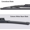 TRICO White 28 & 16 Inch 2 Pack with Snow