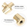Angoily 2pcs Bamboo Handles Simple Pull Ring Drawer Knob Furniture