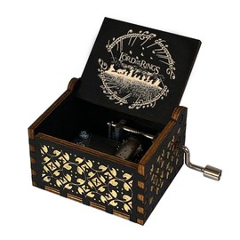 Cuzit Engraved Music Box The Lord of the Rings Music Toy Novelty Jewellery Gifts for Birthday Valentine's Day Christmas Thanksgiving