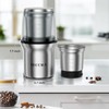 Secura Electric Coffee Grinder and Spice Grinder with 2 Stainless