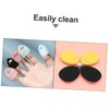 BIUDECO 6pcs Mini Makeup Puff Portable Finger Cushion for Loose