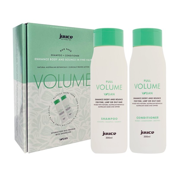 Juuce Full Volume Shampoo & Conditioner 300ml Duo