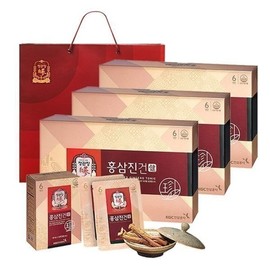 Hongsam Jingeon 40ml 30 Pouches x 3 Set (Shopping Bag Included) Gift Set / Certified Health Functional Food Domestic 6-Year-Old Red Ginseng / 홍삼진건 40ml 30포 x3세트 (쇼핑백포함) 선물세트  건강기능식품 인증 국내산 6년근 홍삼