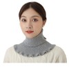 Knitted Collar Scarves for Women Detachable Fake High Collar Scarves