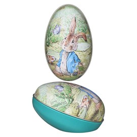 Crafty Capers Veg Patch | Peter Rabbit Two-Part Tinware Egg | Fillable Easter Gift