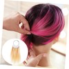 Baluue 30pcs Hair Testing Samples Rings Salon Hairdressing Hair Sample