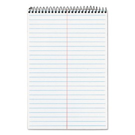 TOPS™ Second Nature® Steno Books, 6" x 9", Gregg Ruled, 80 Sheets, 30% Recycled, White, Pack Of 12