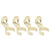 4PCS Automatic Candle Snuffer Ring Candle Wick Snuffer Stopper Stainless