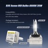 D3S Xenon HID Headlight Bulbs 6000K Cool White 35W Compatible