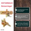 KOTARBAU® Bolt Bolt 150 mm with Padlock Double-Sided Lock Gate