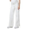 HUDSON Women's Utility Wide Leg Cargo Maternity, White