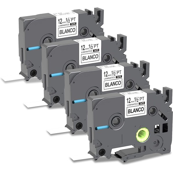 PROFICETIK 4 X 12mm 0.47 White Schriftband als Ersatz für