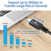 CinchForce USB4 C-to-C [USB-IF Certified] Cable - Supports 5A 100W