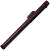 OKKO Billiard Pool Cue Hard Round Case 1x1 (Burgundy)
