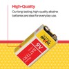 School Smart - 595624 Alkaline Batteries, 9V