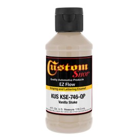 Custom Shop KSE746-QP Vanilla Shake - EZ Flow Pinstripe & Lettering Enamel Paint - 4 Ounce