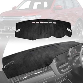 X-Car Dash Mat for Mitsubishi Outlander 2012-2021 Non-Slip Microfiber Pad Cover Interior Accessories